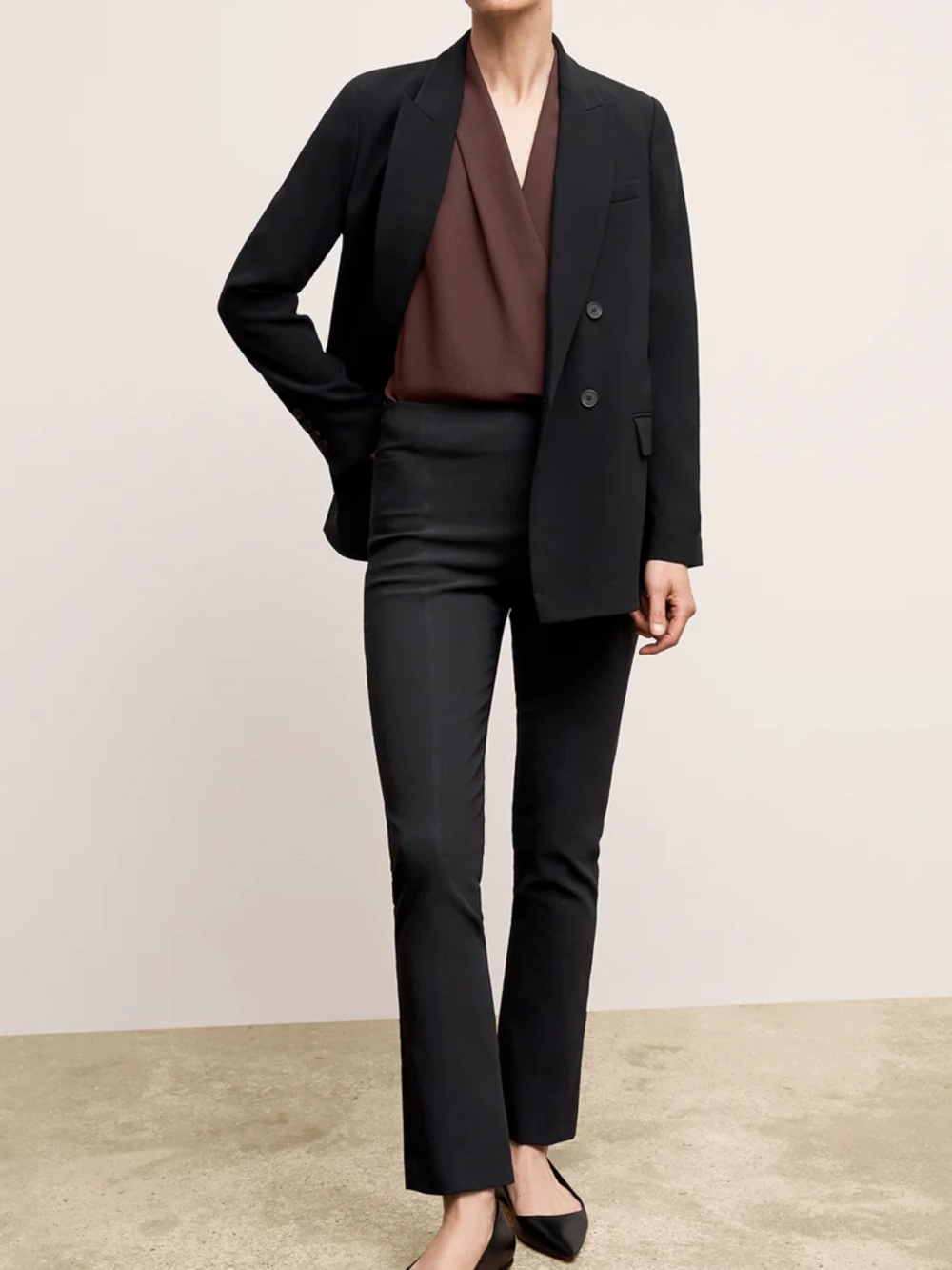 M.M. lafleur foster cigarette pant side zip ankle trousers 4